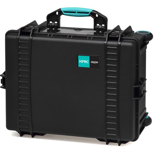 HPRC 2600CW Wheeled Hard Case for Camera with Foam - Black image 1