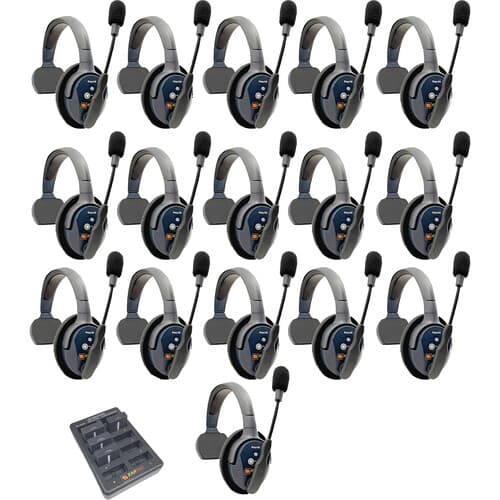 Eartec UltraLITE PRO16 ETP16S Full-Duplex Professional True Wireless Intercom System with 16 Single Headsets (2.4 GHz) image 1